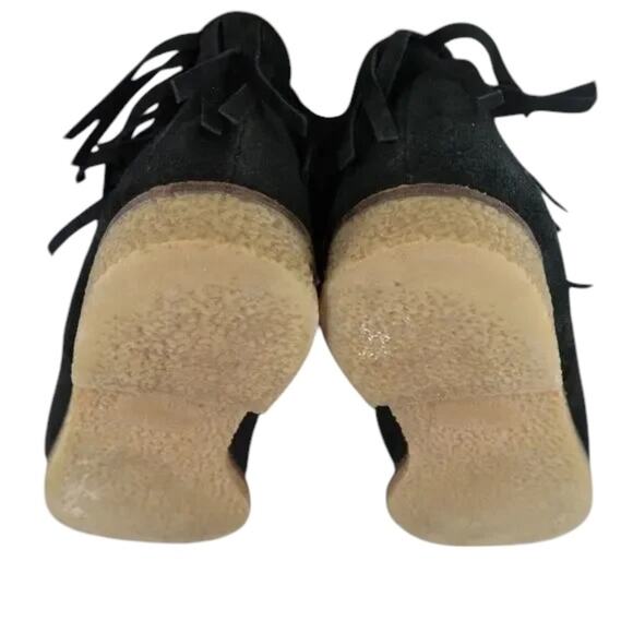 Steve Madden Shoes Womens 7 Booties Fringe Casual Fashion Leather Ankle Boot Zip - Picture 10 of 13